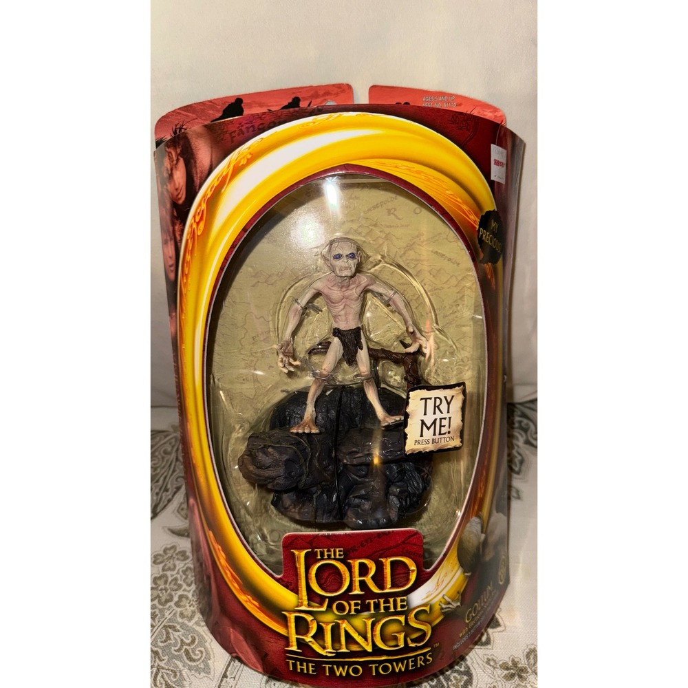 Lord of the Rings The Two Towers Gollum Electronic Sound Motion Figure Toy Biz